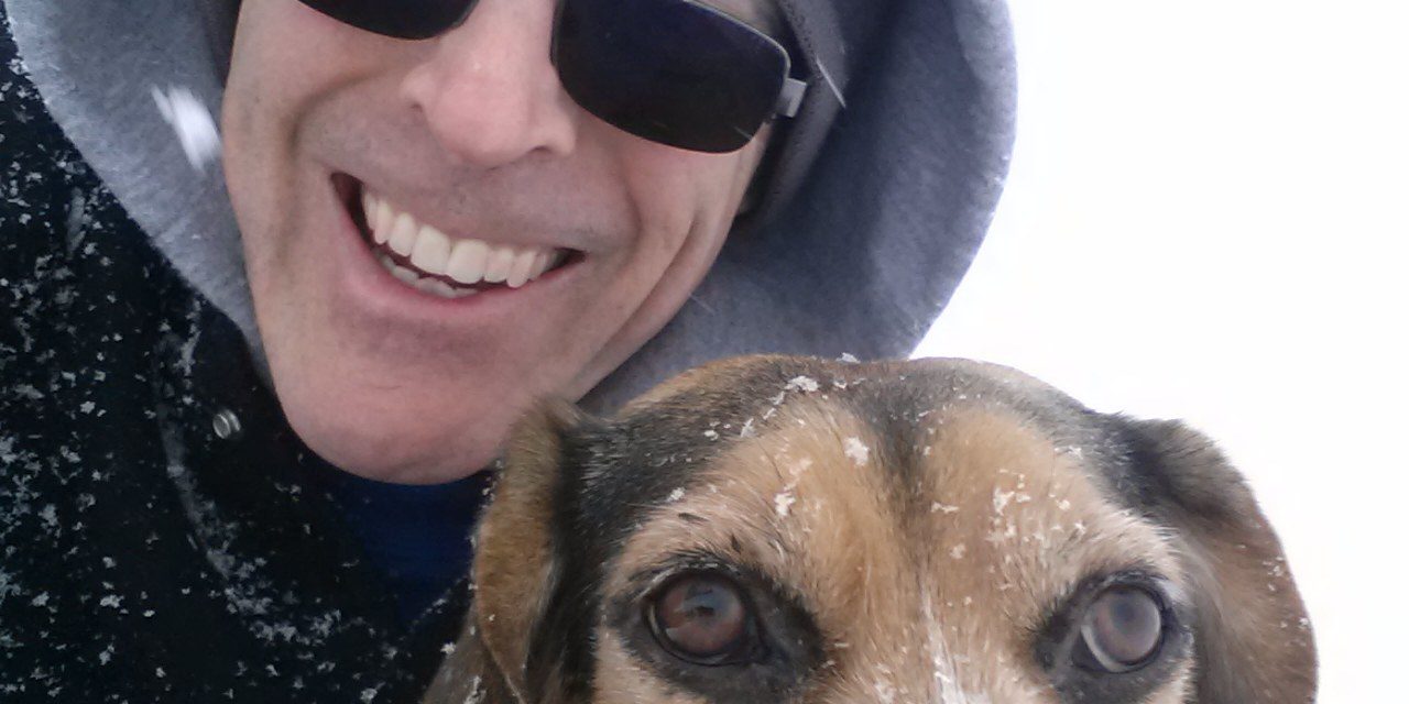 Winter snow walking with Duke. Fort Wayne Fitness Blog