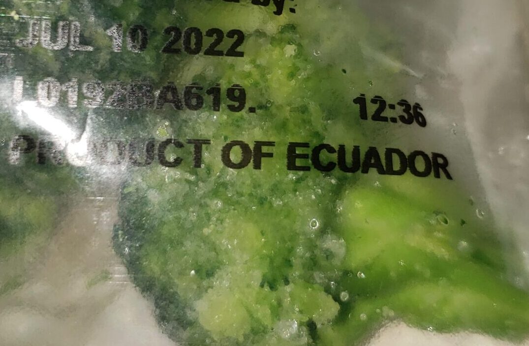 Should I buy frozen Broccoli from South America?