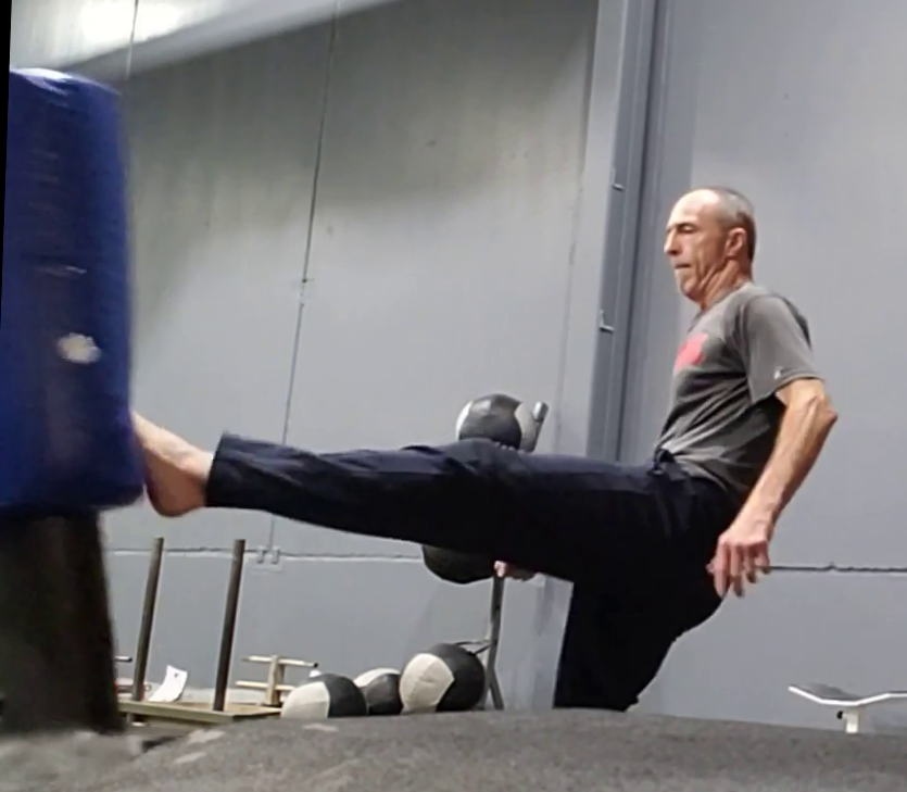 My martial arts cardio workout at the gym