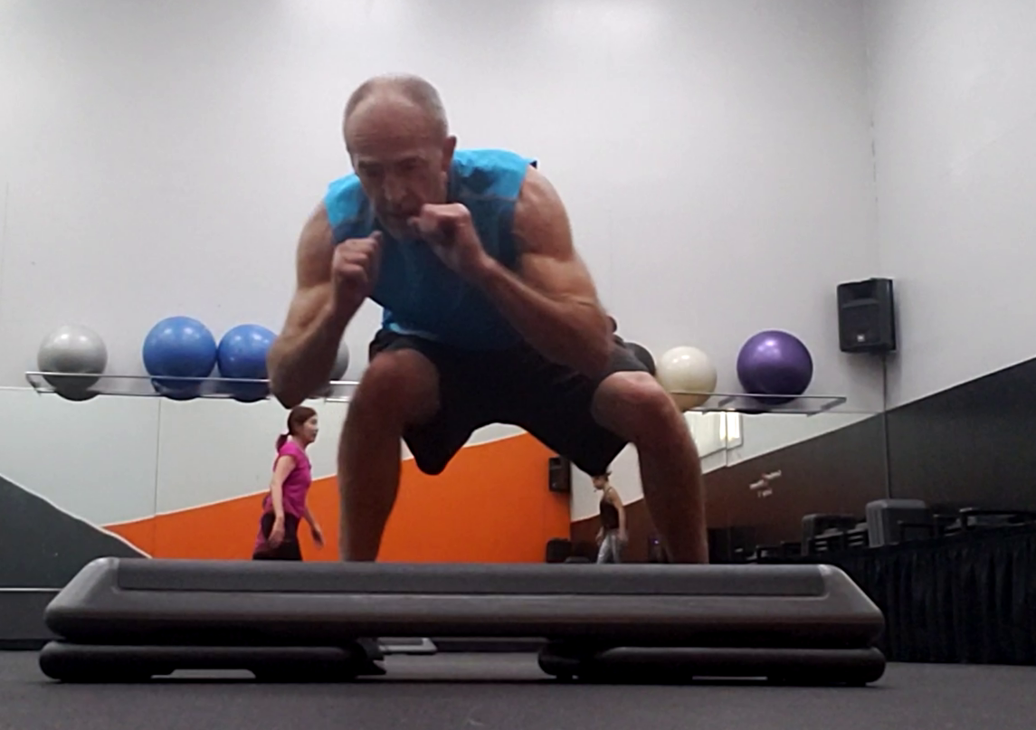 Cardio and legs in one class – Group Blast baby!