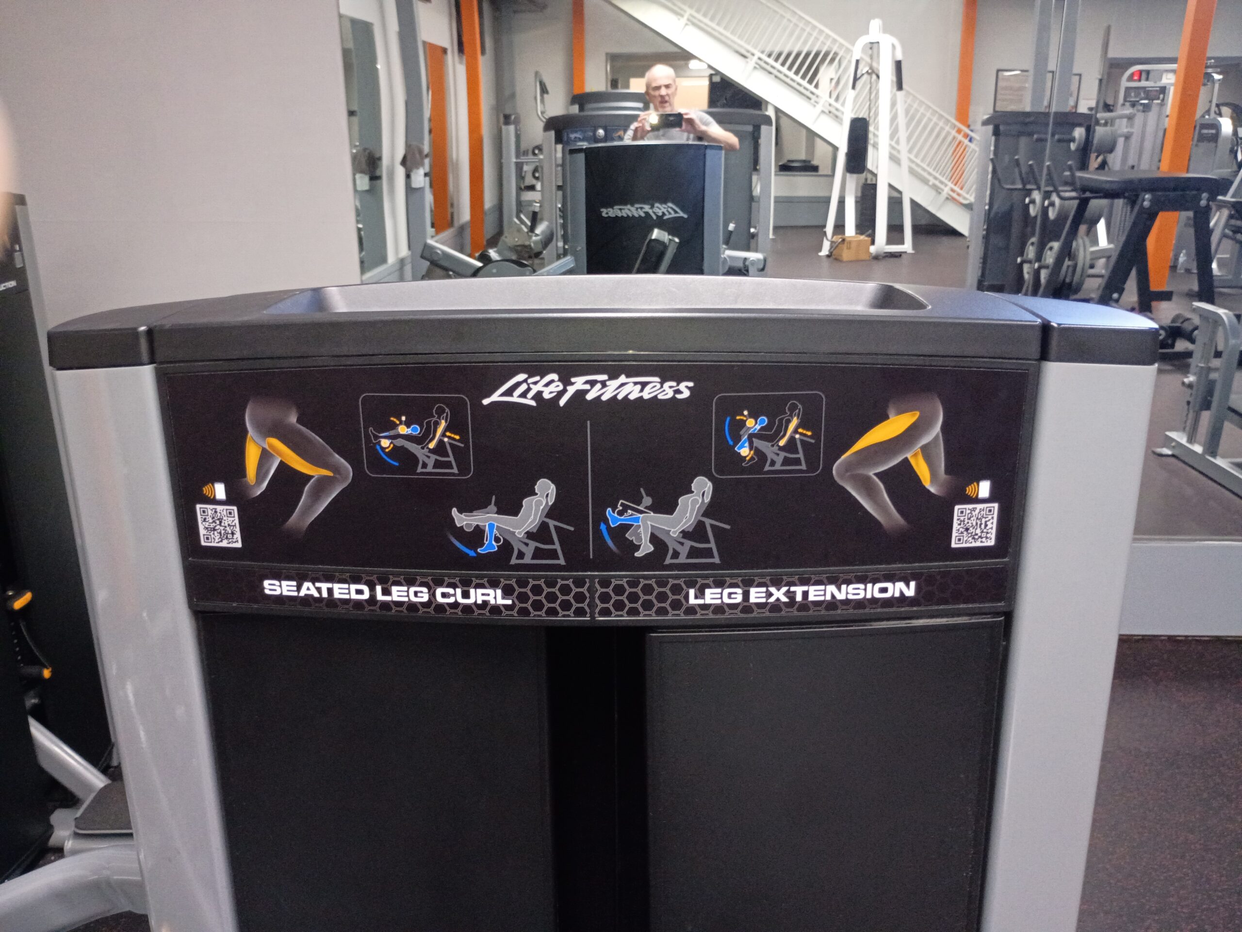 It’s repaired now.  Life Fitness Leg curl/ extension machine